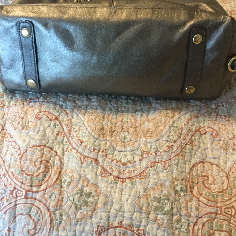 Metallic coach bag - Picture 3 of 6
